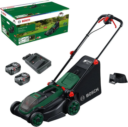 Lader ROTAK18V2-38 met 38 cm, 40 l en 2 x 18V, maaihoogte: 30-75 mm