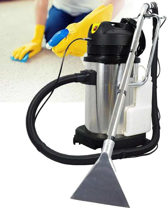 Machine met 2-in-1, 20L, 30L, 40L, 1034 W en waterreservoir, 2-in-1 afzuigstofzuiger met spuitborstel