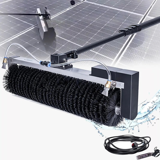 Machine met 60 cm, zonne-energie en aluminium, 60 cm rolborstelkop
