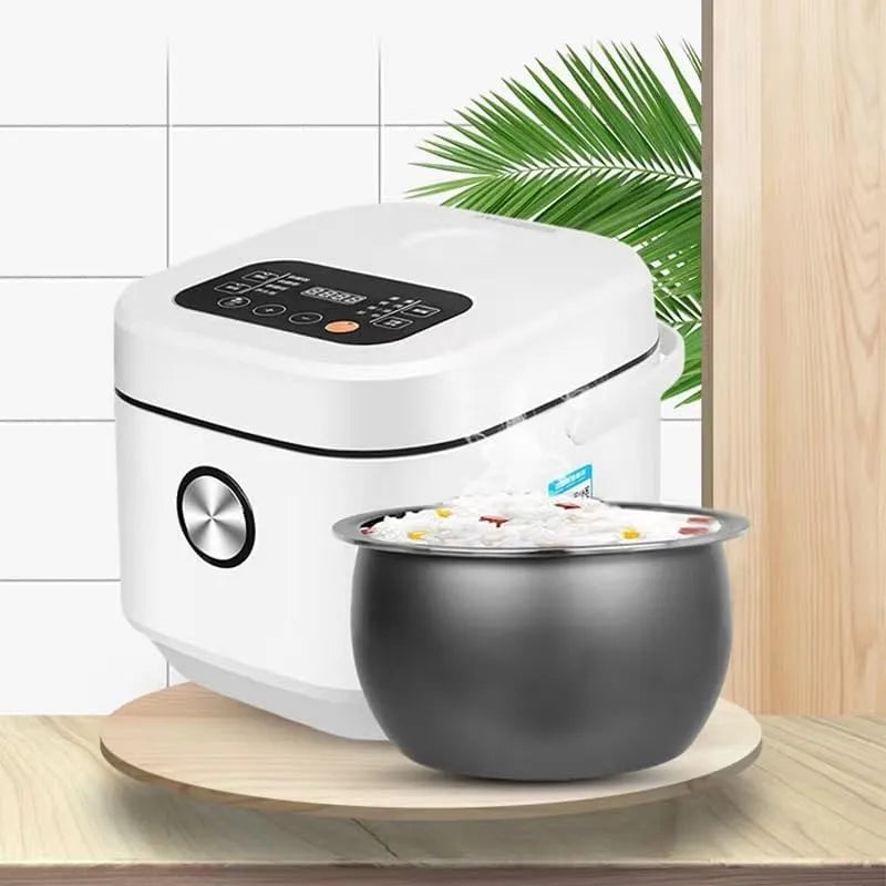 Slimme rijstkoker huishoudelijke rijstkoker met antiaanbaklaag met 24 uur, 4L, 50 Hz, 400V, 220V, 1-3 cm en regelbare thermostaat