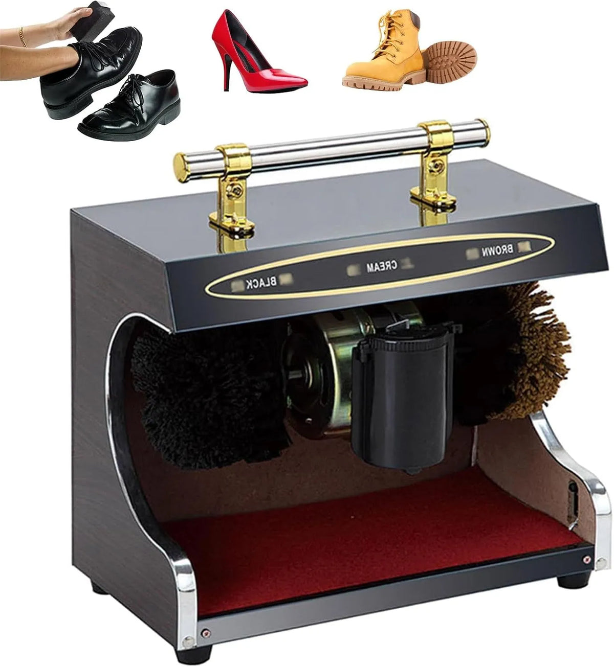Polijstmachine, Automatische inductieschoenen polijstmachine