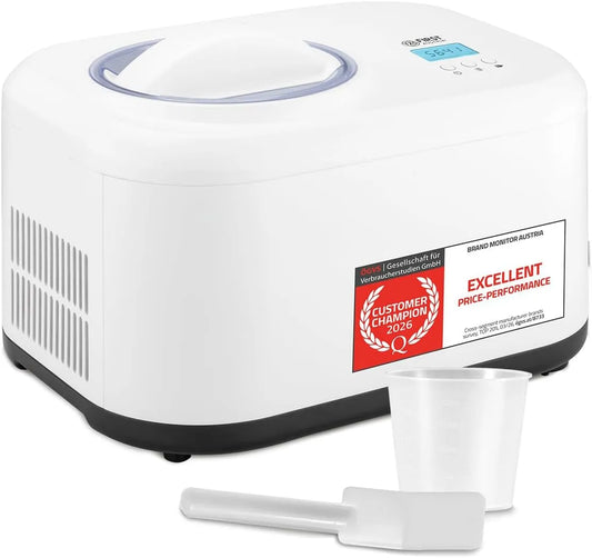 Machine, TZS First, 1-100 W, 3-in-1, Sorbet & Roomijs, Wit, 1L