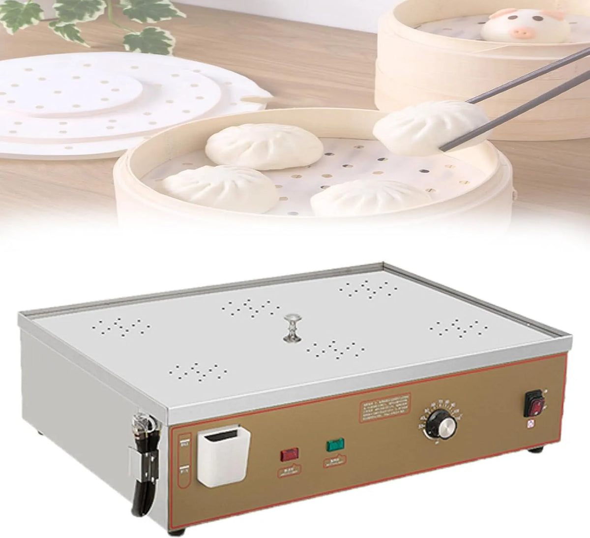 Voedselstomer met 30-110 °C, 52 cm, 35 cm, 21 cm, 50 cm, 72cm, 5,3kg en 7,5kg