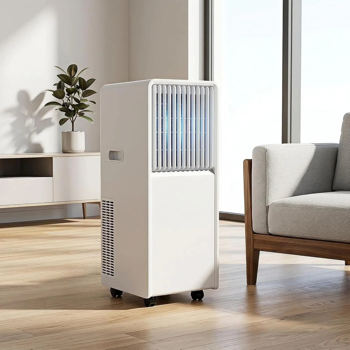 Mobiele airconditioner, 12000 BTU, 14000 BTU, Mobiele Airco voor ruimtes tot 30 m2, 3-in-1 Functi