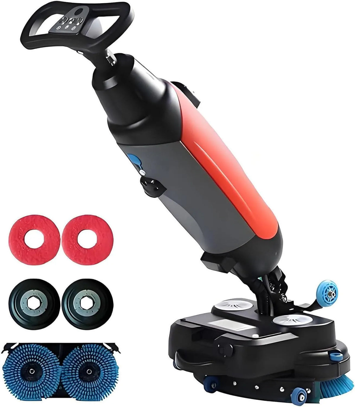 Vloerschrobmachine met 17 inch en voor tapijt, harde vloeren en dierenharen