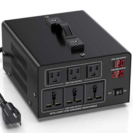 Spanningsomvormer, 5000 W, 110-120 V, 220-240 V, Wij bieden je een veilige