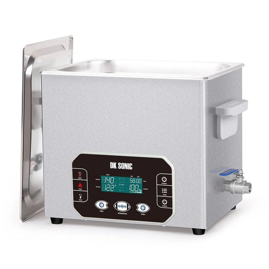 Ultrasoonreiniger met 10L, 240 W, 300 x 240 x 148 mm, 272 x 205 x 87 mm, 60 W, 300 W en digitaal display