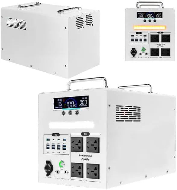 Professionele zonnegenerator 2000 W/1500 W met 95% laadrendement UN38.3-gecertificeerde PH1500 met 2000 W en 22V