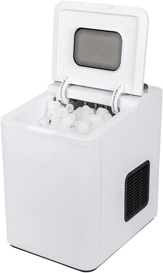 Machine, Geluidsarme Ijsmachine Op Aanrecht,220V/60HZ, Kleine Huishoudelijke Ijsmachine, Zelfreinigende Ijsblokjesmachine
