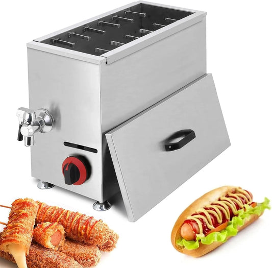 Fryer Commerciële Machine met 58 x 25 x 46 cm, 21L, 15KG en RVS