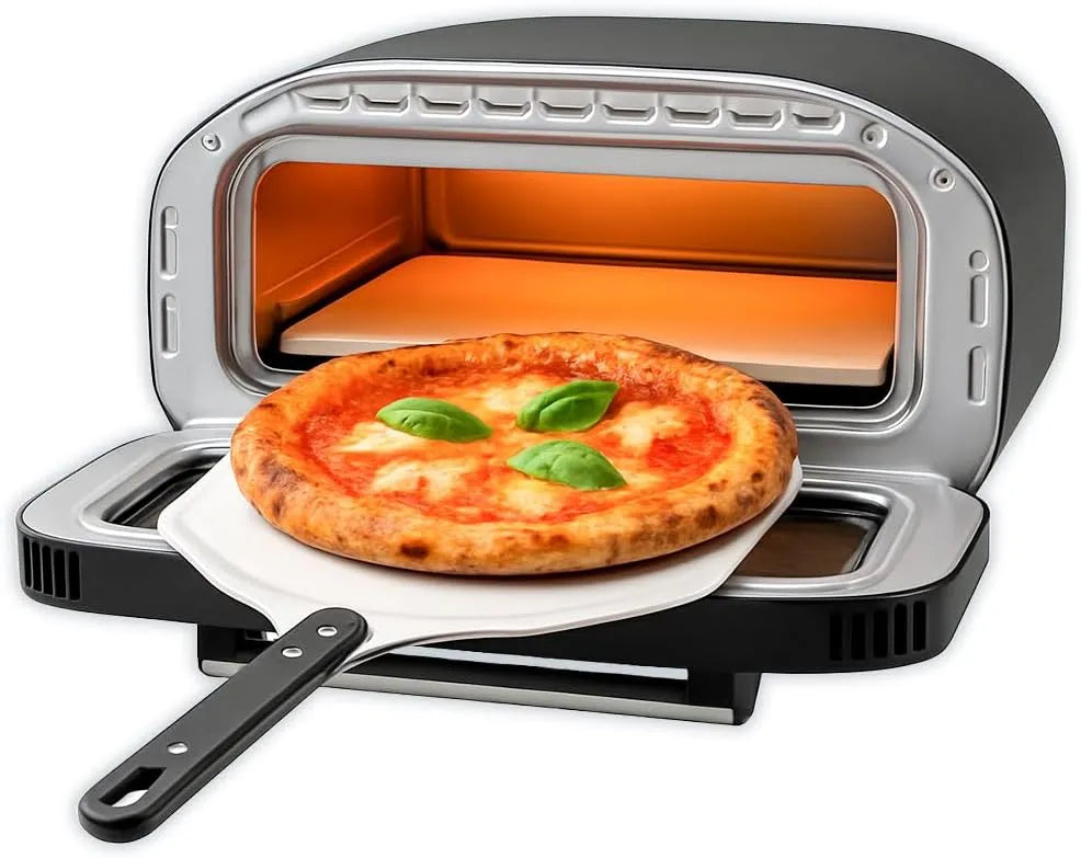 Inbouwoven met 430 °C, 2 minuten, 420 W, digitaal display en aluminium