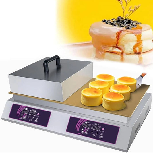 Machine, Commerciële Elektrische, Pannenkoekenmaker, Elektrische Antiaanbak-Dorayaki-Machine, Soufflémaker, Geschikt Voor Het Verwerken
