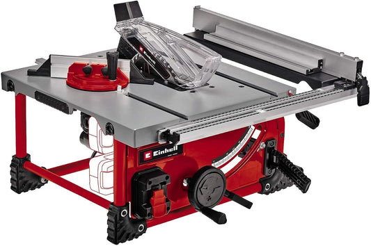 Einhell, aluminium tafel, zonder accu en oplader, tafelverbreding, softstart, incl. hoekaanslag