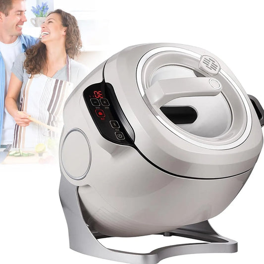 Keukenmachine met 2000 W, 6L, 2200 W en 24 uur, 6L capaciteit met 360° roterende functie voor snelle maaltijdbereiding