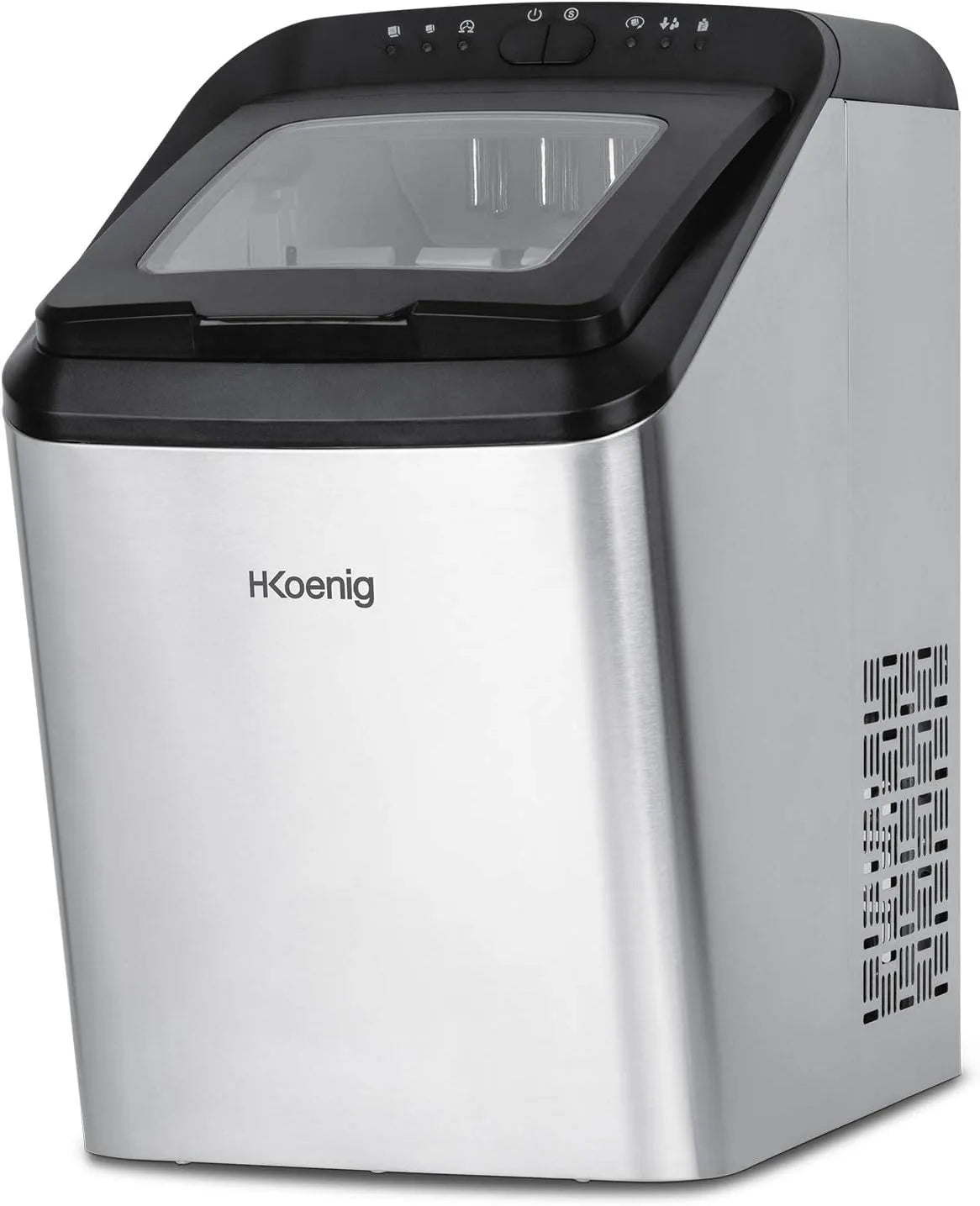 Machine, KBP40, 15kg, 2.8 L, 2 Ijsblokjes Formaten, Ijsblokjes klaar in 9 minuten, Automatisch, Elektrisch, ruimtebesparend ontwerp, Aansluiting