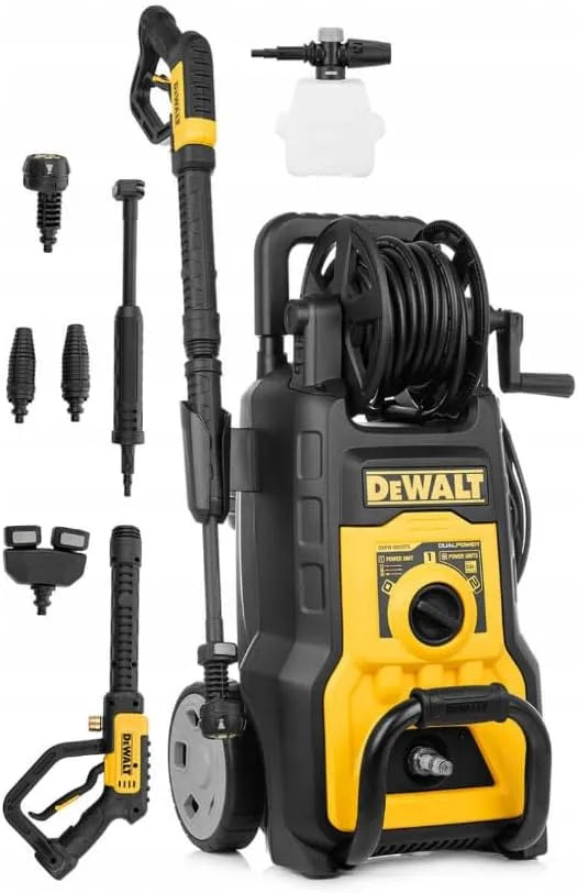 DeWalt Hogedrukreiniger DXPW001DTS met 2800 W, 160 bar, 810 l, 50 °C, 200 mm en aluminium