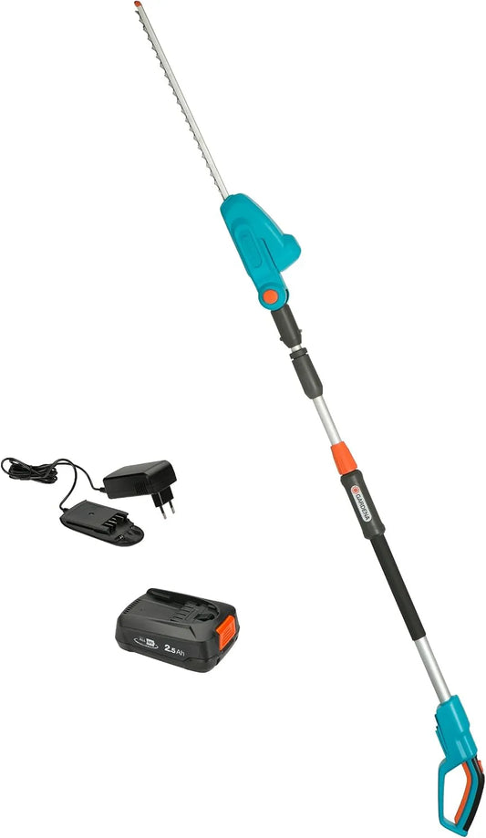 Heggenschaar, Bereik tot 3 m, Mes van 42 cm, op accu 14732-20, Gekantelde kop