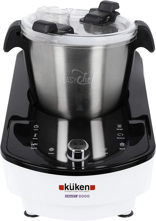 Keukenmachine, KUKEN Ecoluminaled Slimme multifunctionele keukenmachine, Vaporera EASYCHEF Smart 8000