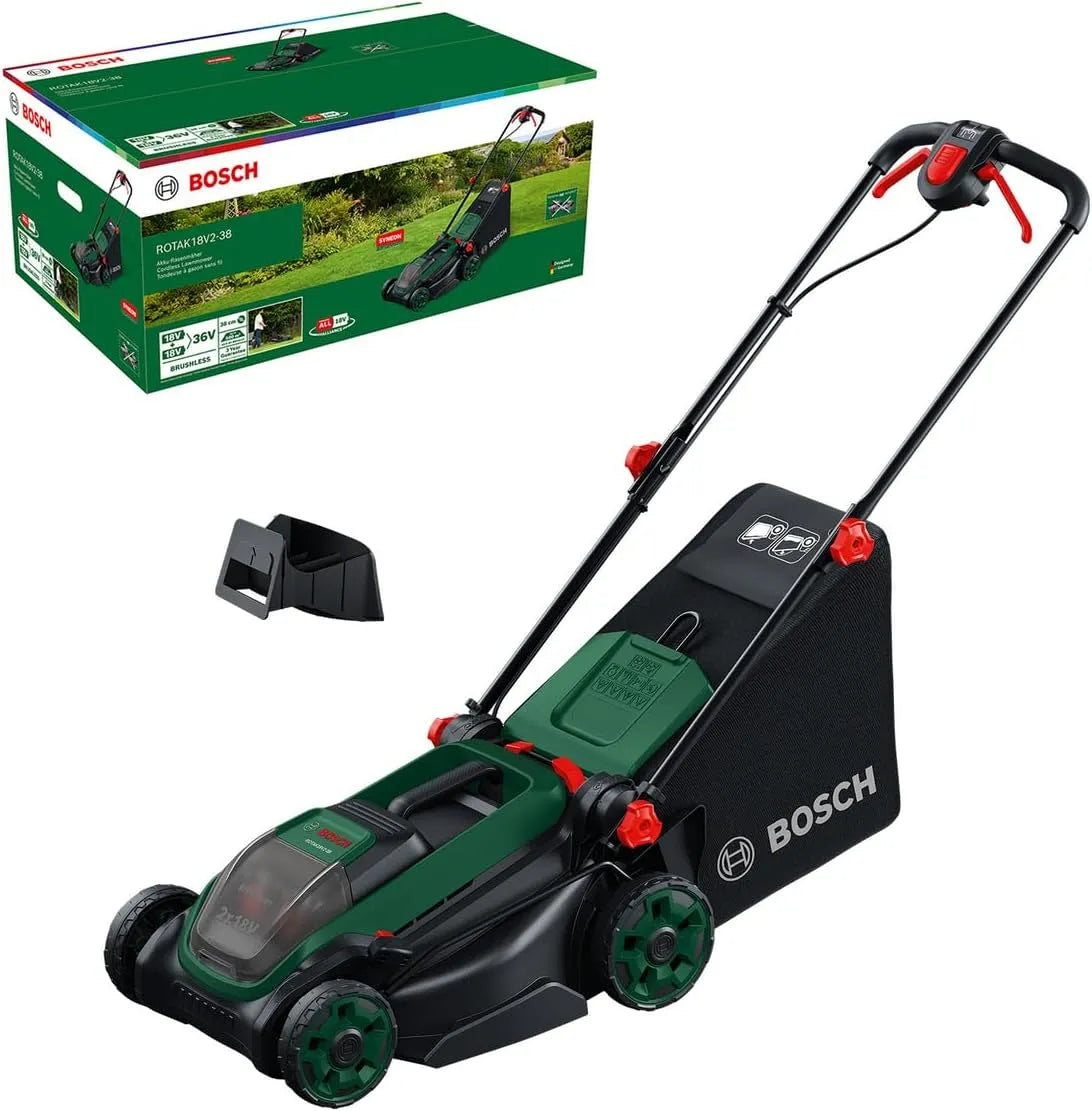 Maaier ROTAK18V2-38 met 38 cm, 30-75 mm en 40 l, maaihoogte: 30-75 mm