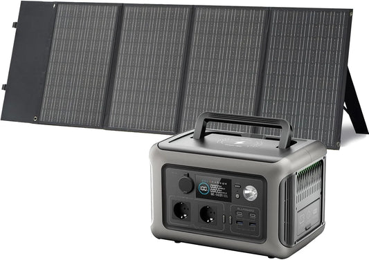 Draagbaar powerstation, R600, 1200 W, 299WH, 2 x 600 W, LiFePO4-batterij