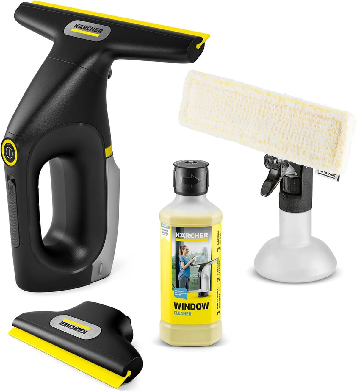 Kärcher reiniger met 200 ml, 500 ml, 280 mm, 170 mm en zwart