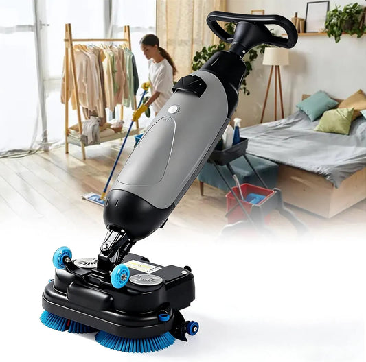 Vloerreiniger, 90 Minuten Accuduur, Geschikt Voor Reiniging in Huis, Badkamers En Kleine Commerciële Ruimtes, 43 Cm Breed, Kantoor, Tegel