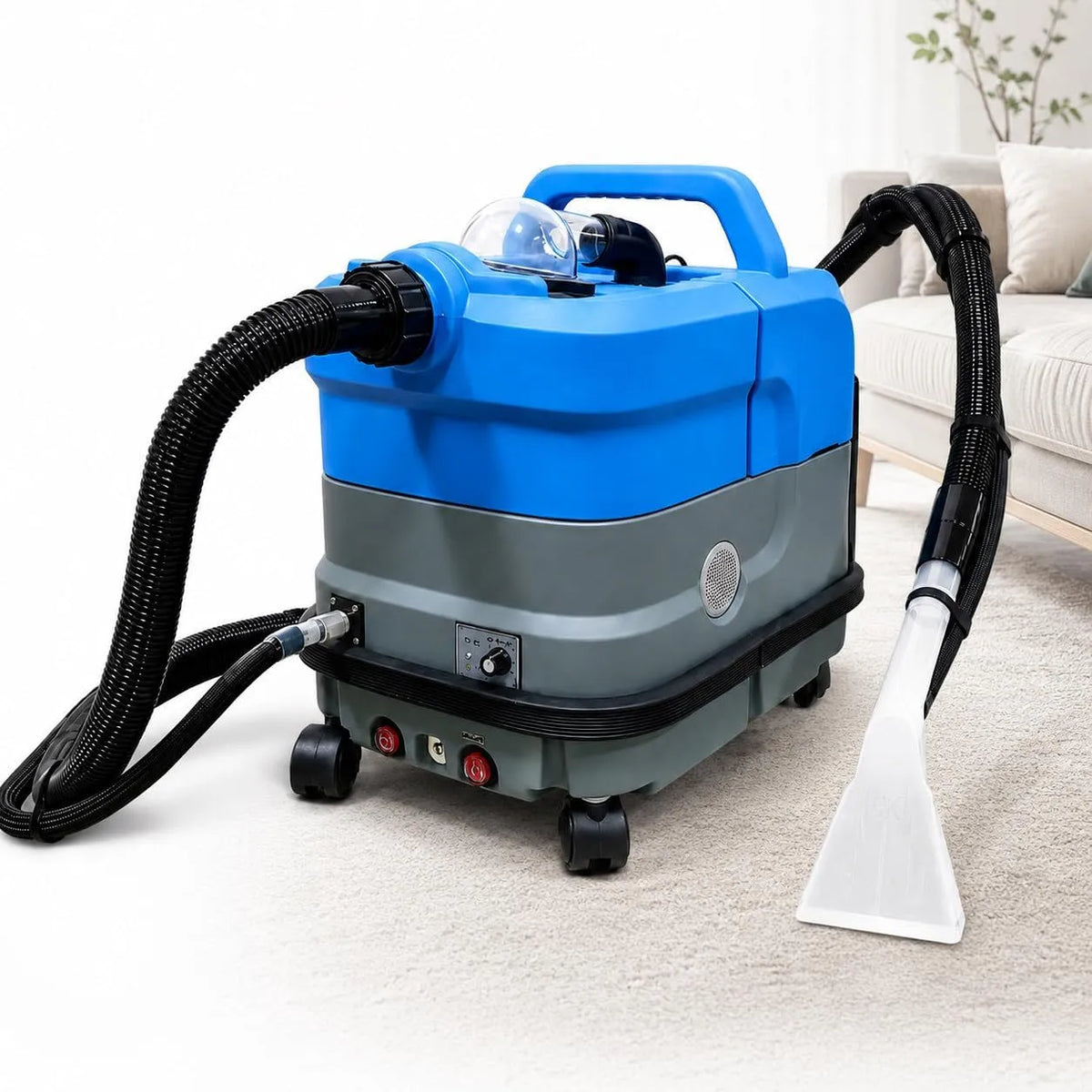Reiniger met 2500 W, 24KPa, 7,5 L, 12 L, 15 seconden, 3-in-1, voor tapijt, harde vloeren en dierenharen en snelle opwarming